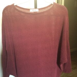 Red Dress long dolman top